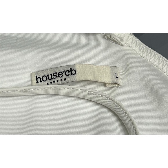 HOUSE OF CB Cubano Strappy Cutout One-Piece Swimsuit, SIZE Large - Picture 4 of 9